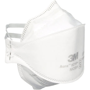 3M Aura 9210+ N95 Particulate Respirator Mask, White, Standard