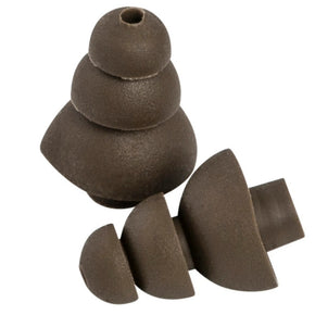 3M Tri-Flange Ultrafit Communication Ear Tips-L, Carton of 25 Pair