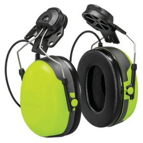 3M Peltor 7100203302 HT52P3E-112 Hard Hat Attached CH-3 Listen Only Hearing Protector, Bright Yellow, 1 Each